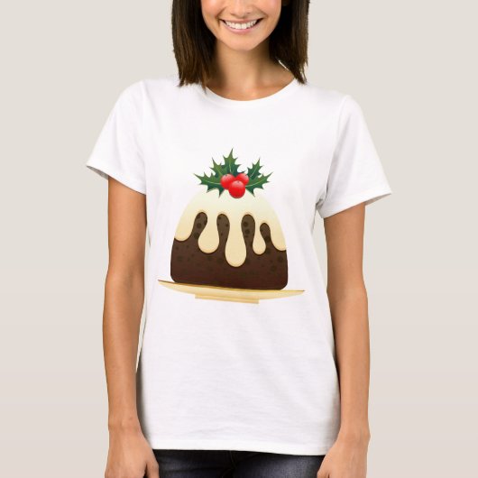 クリスマスプディング Tシャツ (正面)