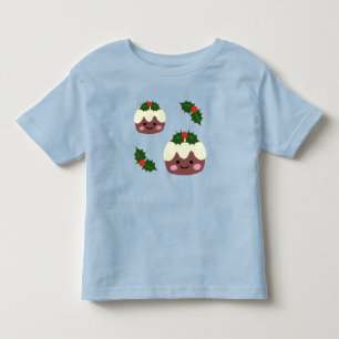 クリスマスプディングTシャツ トドラーTシャツ