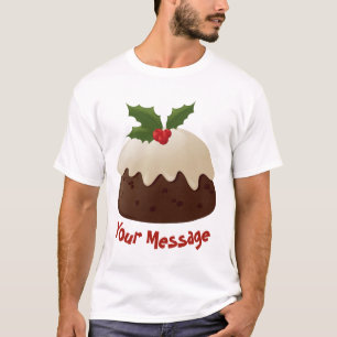 クリスマスプディングTシャツ Tシャツ