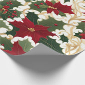 クリスマスプラントのガロール包装紙 ラッピングペーパー (角)