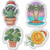 クリスマスプラントシール シール (正面)