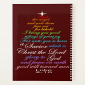 クリスマスプランナー プランナー手帳 (裏面)