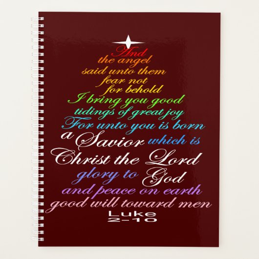 クリスマスプランナー プランナー手帳 (正面)