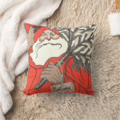 クリスマスプリンとドイツのサンタ・ベクター クッション (ブランケット)