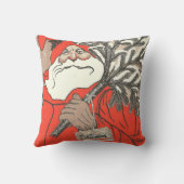 クリスマスプリンとドイツのサンタ・ベクター クッション (裏面)