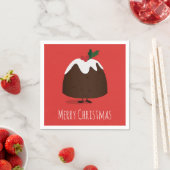 クリスマスプリンのクリスマス スタンダードカクテルナプキン (インサイチュ)