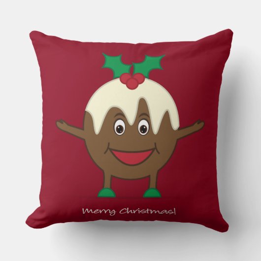 クリスマスプリンの漫画のキャラクター クッション (正面)