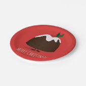 クリスマスプリンの漫画のキャラクター |紙プレート ペーパープレート (アングル)