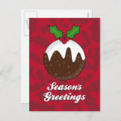 クリスマスプリンはがき シーズンポストカード (正面/裏面)