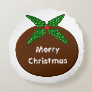 クリスマスプリンカスタムグ枕 ラウンドクッション