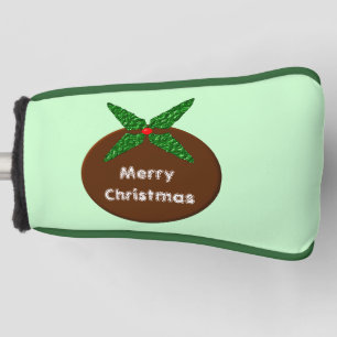 クリスマスプリンカスタムグ用ゴルフパターカバー ゴルフヘッドカバー