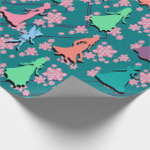 クリスマスプリンセスシルエットラップ紙 ラッピングペーパー (角)