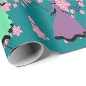 クリスマスプリンセスシルエットラップ紙 ラッピングペーパー (ロールコーナー)