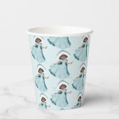 クリスマスプリンセス魅惑ガールズスノーフレーク 紙コップ (裏面)