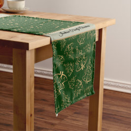 クリスマスプリント ミディアムテーブルランナー