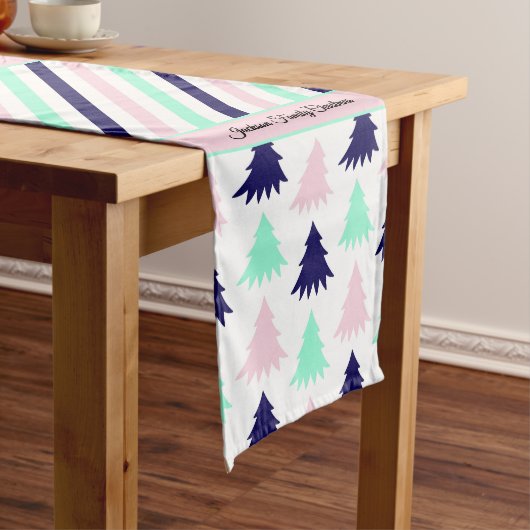 クリスマスプリント ミディアムテーブルランナー (インサイチュ)