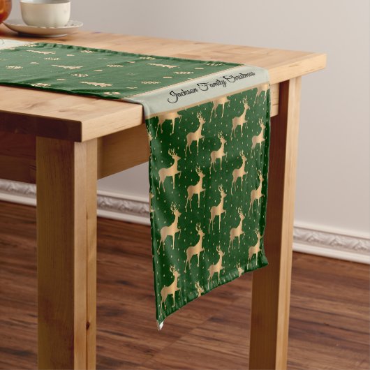 クリスマスプリント ミディアムテーブルランナー (インサイチュ)