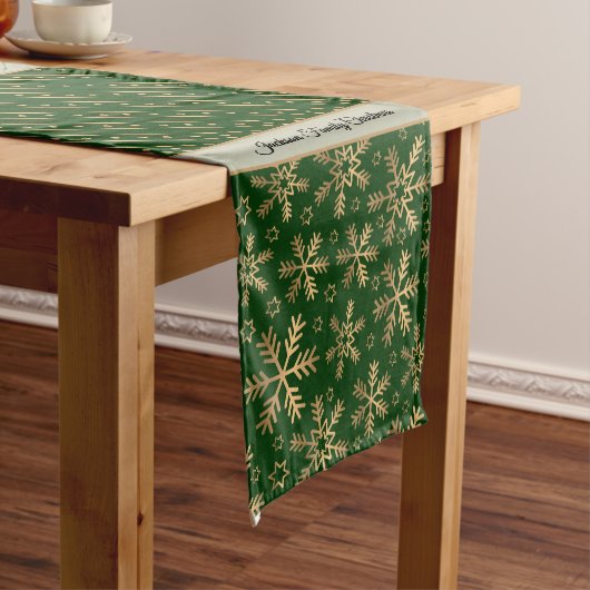 クリスマスプリント ミディアムテーブルランナー (インサイチュ)