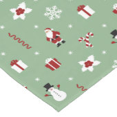 クリスマスプリント ミディアムテーブルランナー (コーナー)