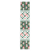 クリスマスプリント ミディアムテーブルランナー (正面)