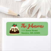 クリスマスプリン差出人住所ラベル ラベル (インサイチュ)