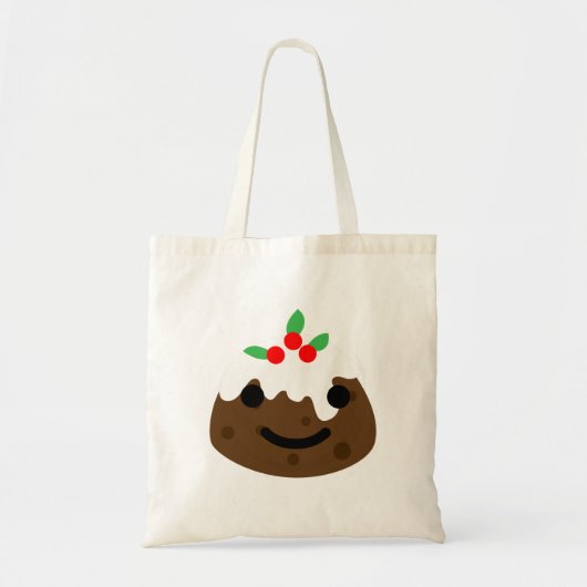 クリスマスプリン絵文字 トートバッグ (正面)