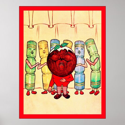 クリスマスプリン&クラッカー～ヴィンテージクリスマス ポスター (正面)