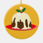 クリスマスプリン セラミックオーナメント (裏面)