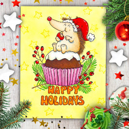 クリスマスプリン ポストカード