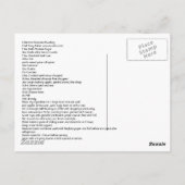 クリスマスプリン ポストカード (裏面)