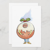 クリスマスプリン 招待状 (正面/裏面)