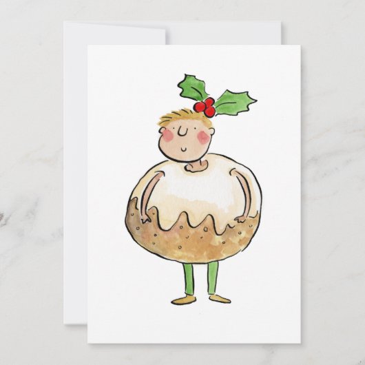 クリスマスプリン 招待状 (正面)