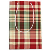 クリスマスプレイド06-抱き枕M ミディアムペーパーバッグ (正面)