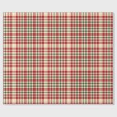 クリスマスプレイド18 – ギフト包装紙 ラッピングペーパー (フラット)