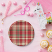 クリスマスプレイド23紙プレート ペーパープレート (パーティー)