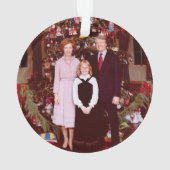 クリスマスプレジデントJames Jimmy Carter White House オーナメント (裏面)