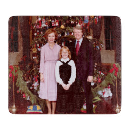 クリスマスプレジデントJames Jimmy Carter White House カッティングボード