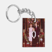クリスマスプレジデントJames Jimmy Carter White House キーホルダー (正面左)