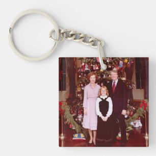 クリスマスプレジデントJames Jimmy Carter White House キーホルダー