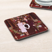 クリスマスプレジデントJames Jimmy Carter White House コースター (左側)