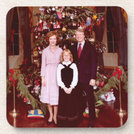 クリスマスプレジデントJames Jimmy Carter White House コースター