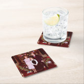 クリスマスプレジデントJames Jimmy Carter White House スクエアペーパーコースター (インサイチュ)