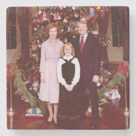 クリスマスプレジデントJames Jimmy Carter White House ストーンコースター