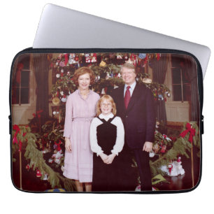 クリスマスプレジデントJames Jimmy Carter White House ラップトップスリーブ