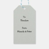 クリスマスプレゼンツギフトラベル ギフトタグ (裏面)