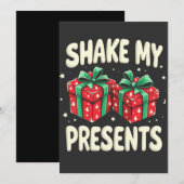 クリスマスプレゼントおもしろいを揺るがす セーブザデート (正面/裏面)