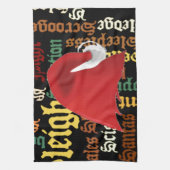 クリスマスプレゼントが素敵な日と良い夜を キッチンタオル (縦)