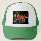 クリスマスプレゼントが素敵な日と良い夜を キャップ (正面)