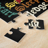 クリスマスプレゼントが素敵な日と良い夜を ジグソーパズル (側面)