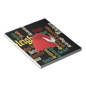 クリスマスプレゼントが素敵な日と良い夜を ノートパッド (アングル)